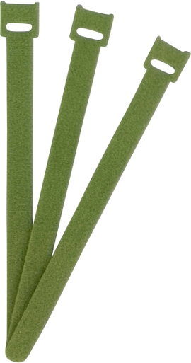 FASTECH® Tépőzár kábelkötegelő Kötegeléshez Bolyhos és horgos fél (H x Sz) 200 mm x 13 mm Zöld 100 d