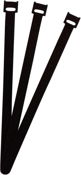 FASTECH® Tépőzár kábelkötegelő Kötegeléshez Bolyhos és horgos fél (H x Sz) 250 mm x 13 mm Fekete 100