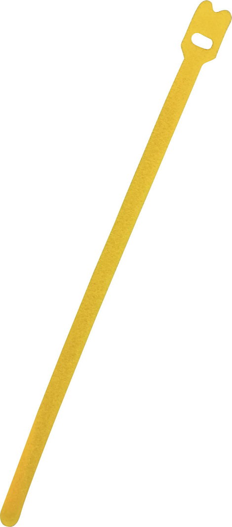 FASTECH® Tépőzár kábelkötegelő Kötegeléshez Bolyhos és horgos fél (H x Sz) 200 mm x 7 mm Sárga 100 d