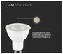 V-TAC 218746 SMD LED EEK F (A - G) GU10 7.5 W = 70 W Fehér 1 db 4. bélyegkép