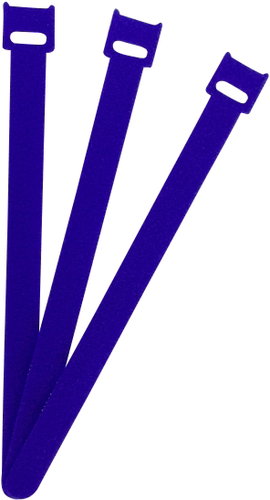 FASTECH® Tépőzár kábelkötegelő Kötegeléshez Bolyhos és horgos fél (H x Sz) 200 mm x 13 mm Kék 100 db