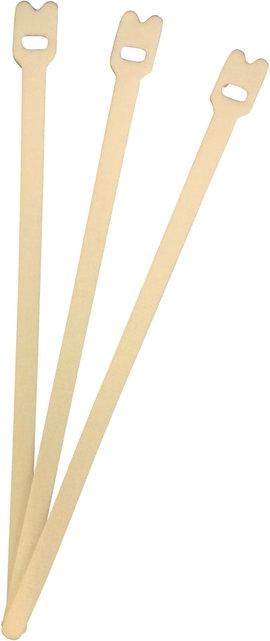 FASTECH® Tépőzár kábelkötegelő Kötegeléshez Bolyhos és horgos fél Fehér 100 db
