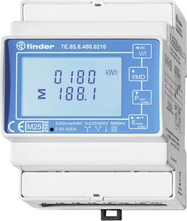 Finder 7E.85.8.400.0212 7E.85.8.400.0212 Energiafogyasztás mérő digitális 1 db