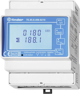 Finder 7E.85.8.400.0210 7E.85.8.400.0210 Energiafogyasztás mérő digitális 1 db