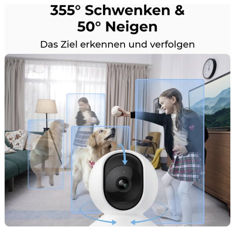 Reolink E330 WCEP5MP04PTW WLAN IP Megfigyelő kamera 4. kép