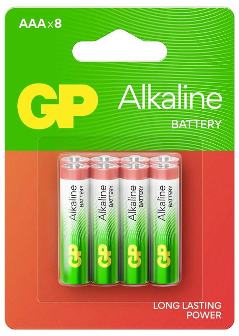 GP AAA Batterie GP Alkaline 1,5V 8 Stück Mikroelem 1.5 V 8 db 3. kép