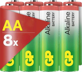 GP AA Batterie GP Alkaline 1,5V 8 Stück Ceruzaelem 1.5 V 8 db