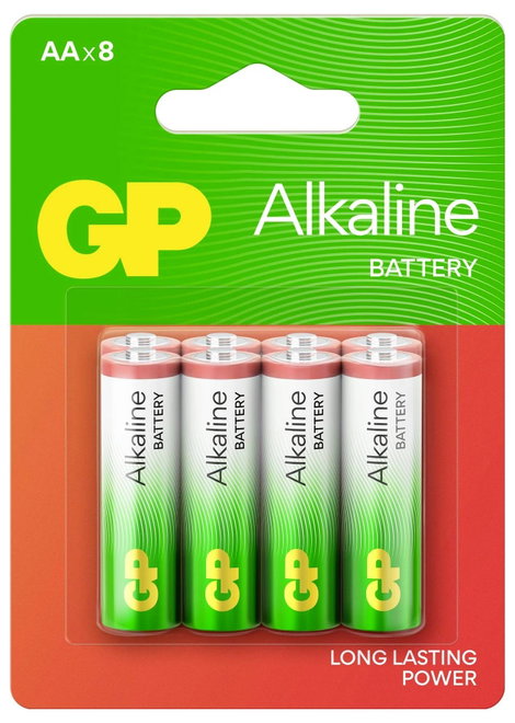 GP AA Batterie GP Alkaline 1,5V 8 Stück Ceruzaelem 1.5 V 8 db 2. kép