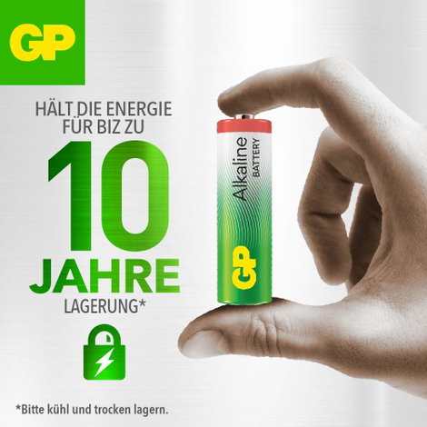 GP AA Batterie GP Alkaline 1,5V 8 Stück Ceruzaelem 1.5 V 8 db 4. kép