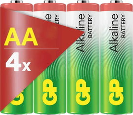 GP AA Batterie GP Alkaline 1,5V 4 Stück Ceruzaelem 1.5 V 4 db