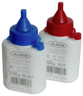 Alarm Werkzeuge 56022136 Színes por krétás hengerhez Piros 1 db