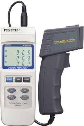 Színanalizáló készülék, spektrumanalízis, VOLTCRAFT® RGB-2000