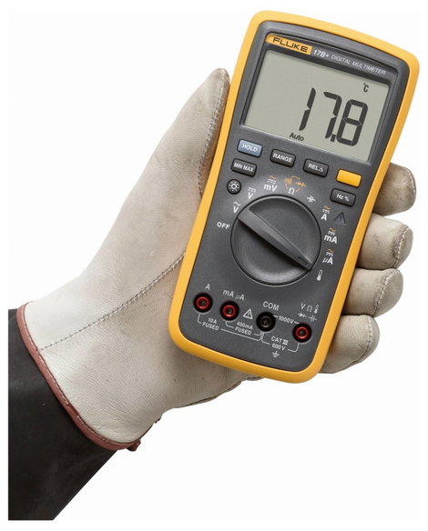 Fluke FLUKE-17B+/EUR Kézi multiméter digitális CAT III 600 V Kijelző (digitek): 4000 2. kép