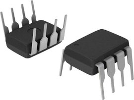 CMOS optocsatoló 25 MBd, 6 ns, 3,3 V, DIP 8, Avago Technologies ACPL-772L-000E