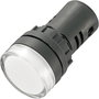 LED-es jelzőlámpa 24V fehér AD16-22DS/24V/W bélyegkép
