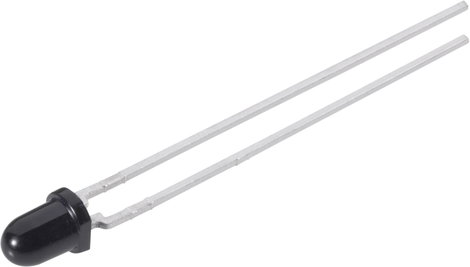 Fotodióda PIN gyorsreagálású T1 házzal Sugárzási szög ±17 ° 950 nm Osram Components SFH 229 FA