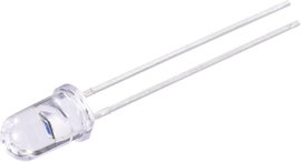 Fotodióda PIN gyorsreagálású 5mm-es Sugárzási szög ±20 ° 400-1100 nm Osram Components SFH 203