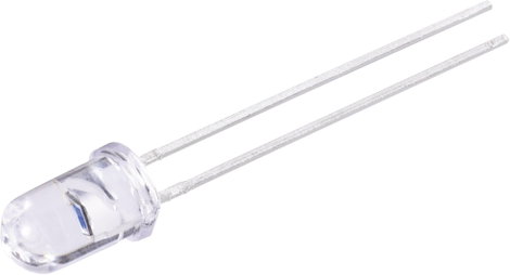 Fotodióda PIN gyorsreagálású 5mm-es Sugárzási szög ±20 ° 400-1100 nm Osram Components SFH 203