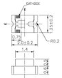 SMD LED 36 mcd, 140°, 20 mA, 2 V, piros, 0805, Everlight 17-21SURC/S530-A2/TR8 2. bélyegkép