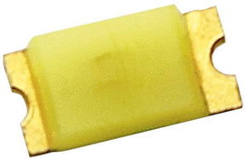 SMD LED 0603, 8 mcd, 170°, 20 mA, 2,2 V, narancs, Avago Technologies HSMD-C191