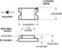 SMD LED 0805, 15 mcd, 170°, 20 mA, 2,2 V, zöld-sárga, Avago Technologies HSMG-C170 2. bélyegkép