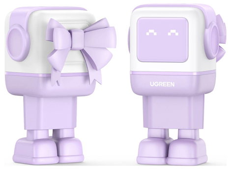 UGREEN Uno RG Töltőadapter 65 W USB-C® alj, USB-C® alj, USB-A alj Rózsaszín Beltér 4. kép