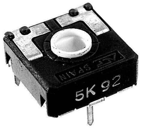 ACP CA14NV12,5-100KA2020 Szénréteg trimmer 100 kΩ 1 db