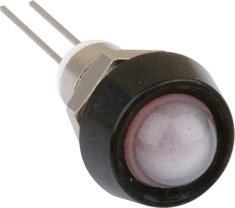 Fém reflektoros foglalat tömítéssel 5 mm-es LED-ekhez, Mentor RTM.5040