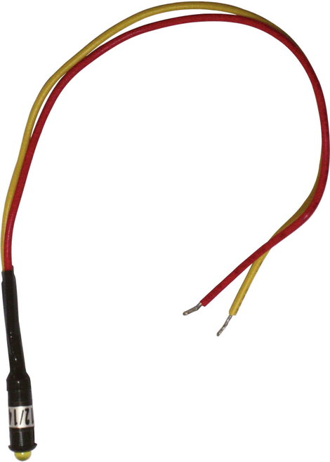 LED-es jelzőlámpa Snap-In, piros 12 - 14 V/DC LED 3 mm, Barthelme 52031411