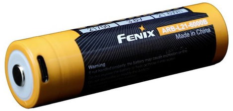 Fenix FEARBL21-6000B Tartalék akku Fenix HT18R, HT32, TK17, TK22R, TK30R, WF25RM, LR36R, CL27R, LD45