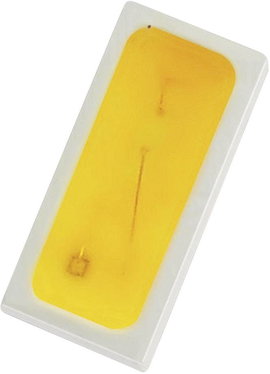 Erősfényű SMD LED 120° 2,6 cd, fehér, Nichia NHSW157BT
