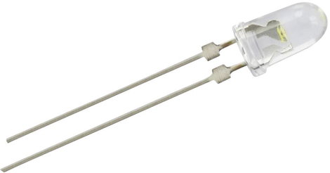 UV LED 5 mm 40° 375 nm, Nichia NSPU510CS