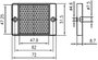 Fényvisszaverő prizma, ragasztható/csavarozható, Leuze Electronic TKS 50 x 50 2. bélyegkép