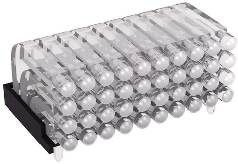 Fényvezető SMD 0603 LED-hez, fekvő, Mentor 1296.2054