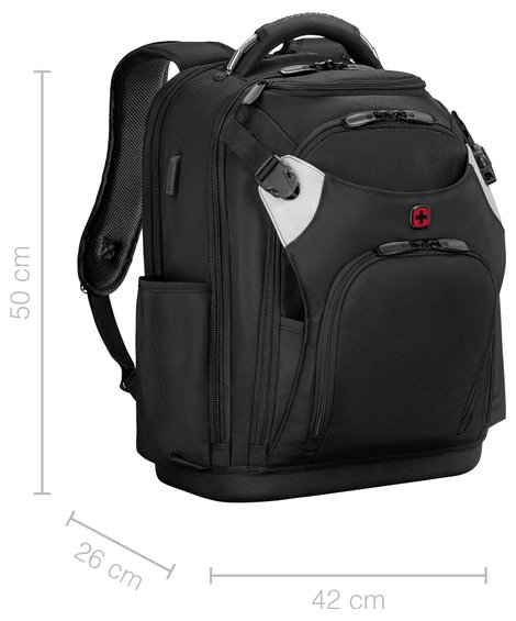 Wenger Notebook hátizsák Alkalmas: Max.: 43,2 cm (17) Fekete 20. kép