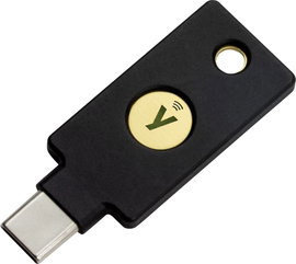 Yubico USB-s jelszókezelő stick Fekete/arany