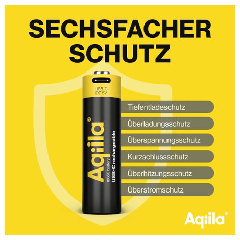 Aqiila Akku USB-C® akku Lítiumion 2000 mAh 3.7 V 1 db 7. kép