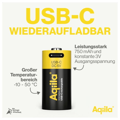 Aqiila Akku Speciális akku CR-123A Lítiumion 3 V 750 mAh 2 db 2. kép
