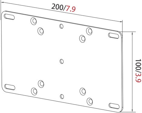 My Wall VESA adapter Alkalmas sorozat: Univerzális Ezüst 3. kép