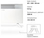 Bosch Home Comfort HC4000-25 Konvektor 2500 W Fehér 7. bélyegkép