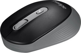 Adesso iMouse A30B WLAN egér Rádiójel vezérlésű Optikai Fekete-szürke 4 Gombok 1200 dpi Egérgombok