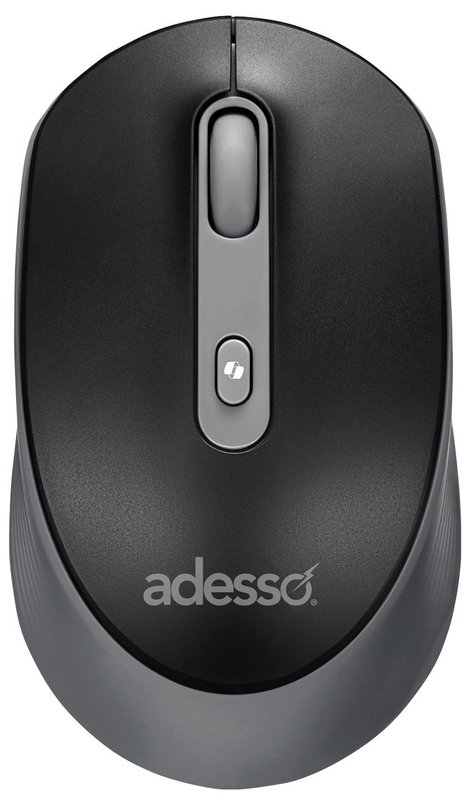 Adesso iMouse A30B WLAN egér Rádiójel vezérlésű Optikai Fekete-szürke 4 Gombok 1200 dpi Egérgombok 2. kép