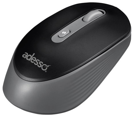 Adesso iMouse A30B WLAN egér Rádiójel vezérlésű Optikai Fekete-szürke 4 Gombok 1200 dpi Egérgombok 4. kép