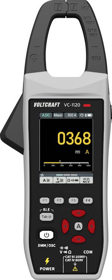 VOLTCRAFT VC-1120 Lakatfogó digitális CAT III 1000 V Kijelző (digitek): 20000 2. kép