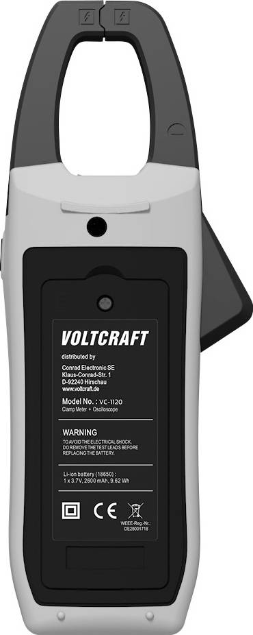 VOLTCRAFT VC-1120 Lakatfogó digitális CAT III 1000 V Kijelző (digitek): 20000 3. kép