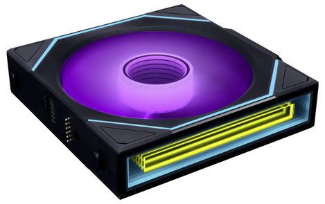 Lian Li UNI FAN SL-INF Számítógépház ventilátor Fekete (Sz x Ma x Mé) 120 x 28 x 122 mm 2. kép