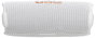 JBL Flip 7 Bluetooth hangfal hordozható, Porálló, Vízálló Fehér 3. bélyegkép