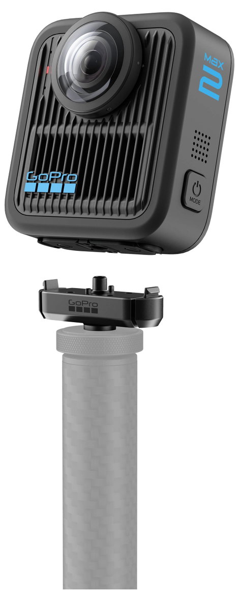 GoPro Magnetic Latch ¼-20 Mount Mágneses töltőadapter #####GoPro MAX2 2. kép