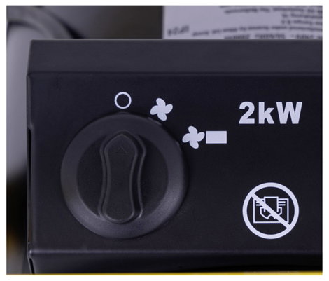 STANLEY SXJH102000E Fűtőventilátor 2000W 20 m² Fekete/sárga 12. kép