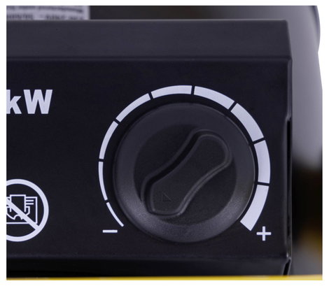 STANLEY SXJH102000E Fűtőventilátor 2000W 20 m² Fekete/sárga 13. kép